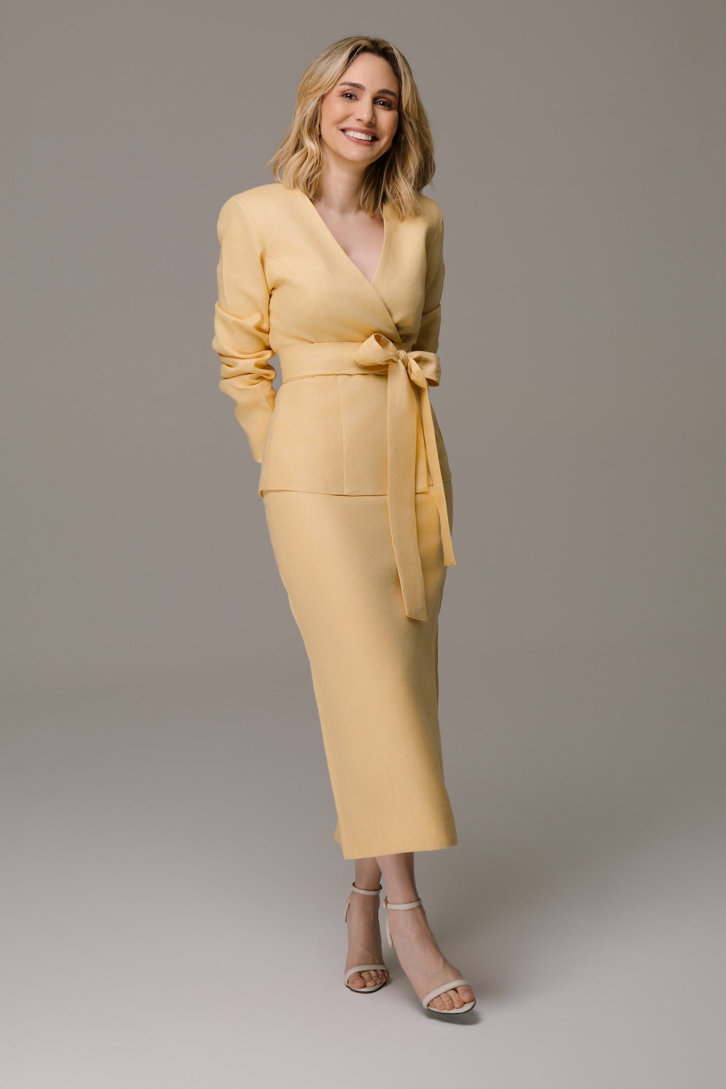 Saia Talitha Linho Butter Yellow