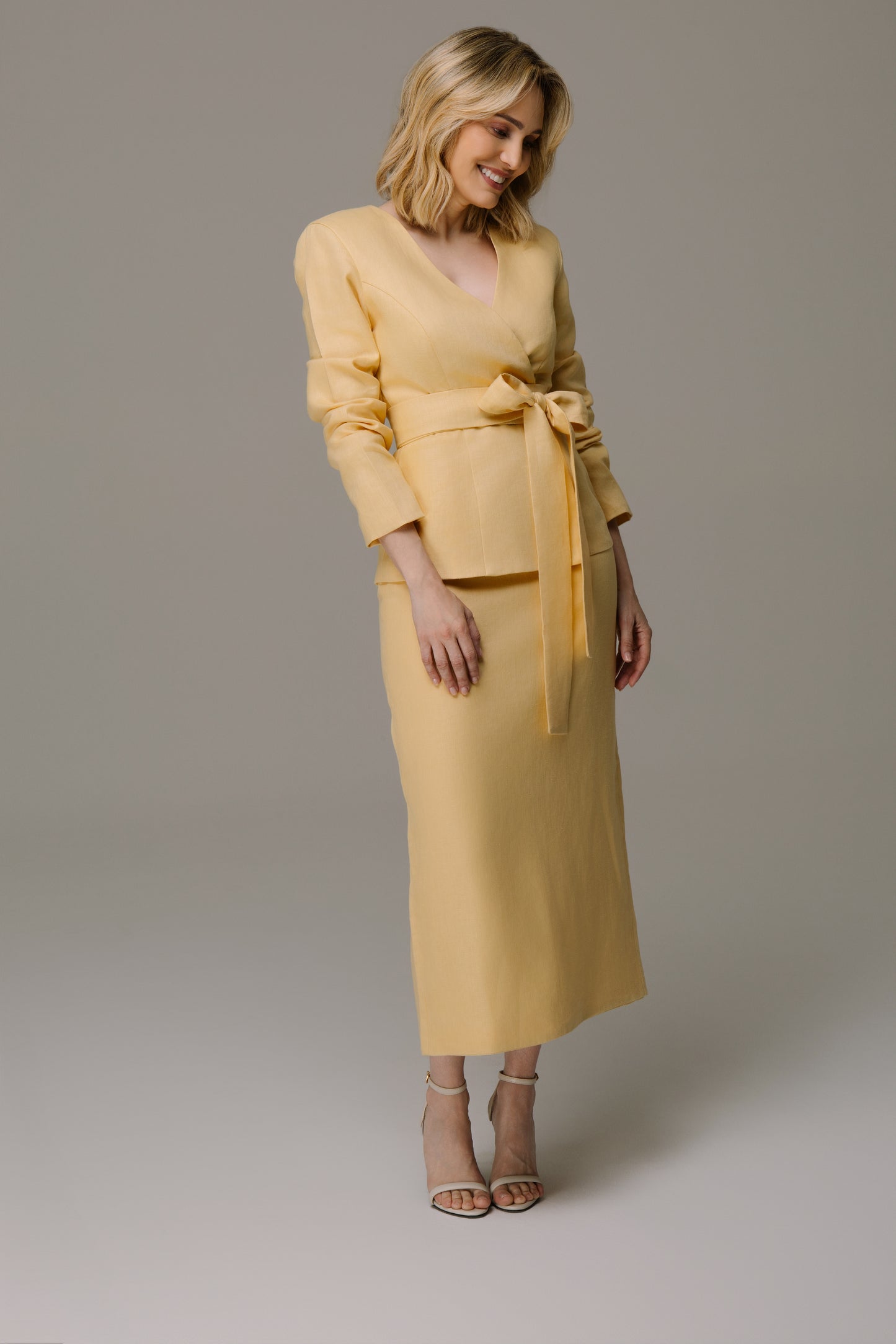 Saia Talitha Linho Butter Yellow