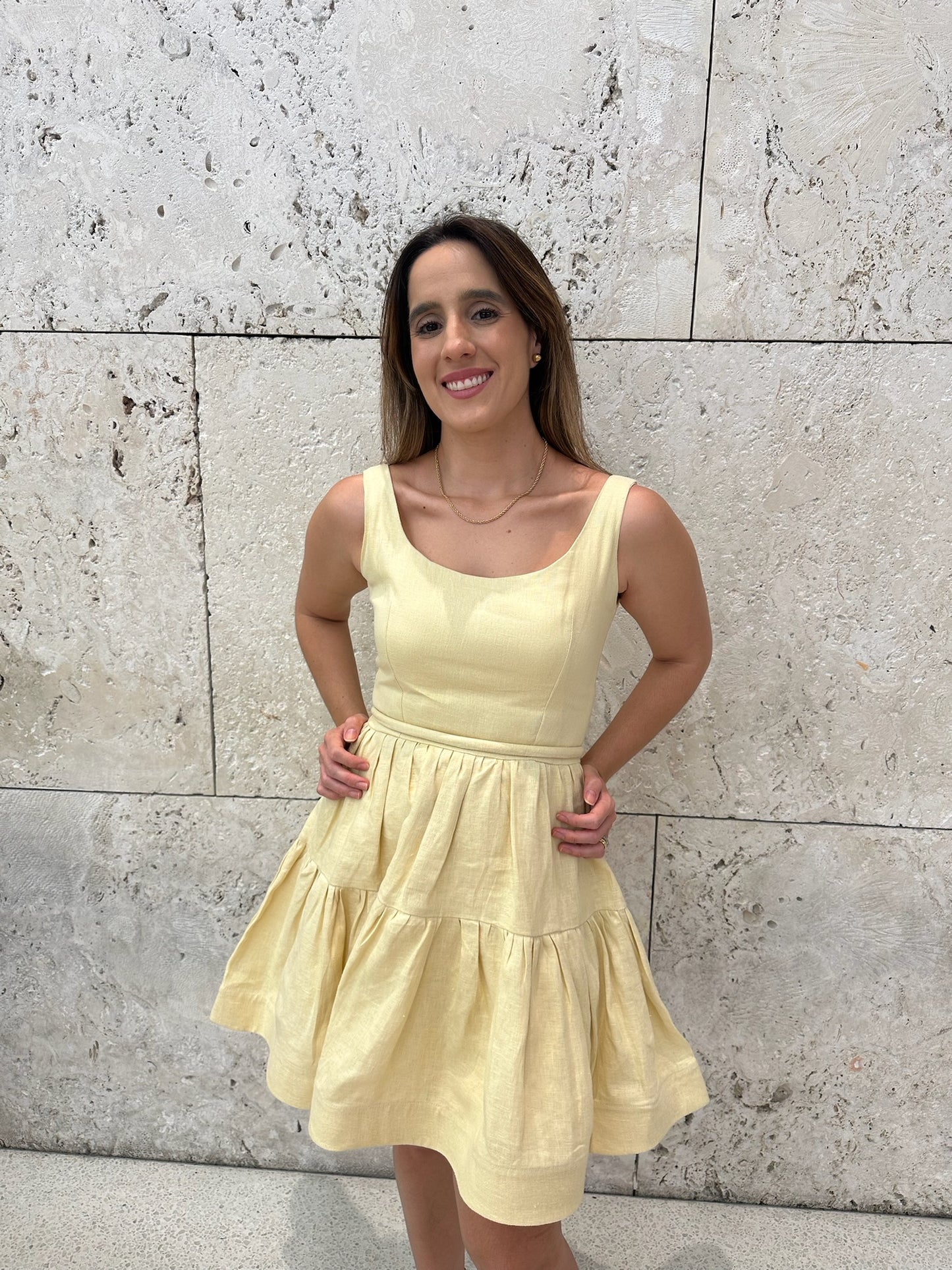 Vestido New Camilly Butter Yellow