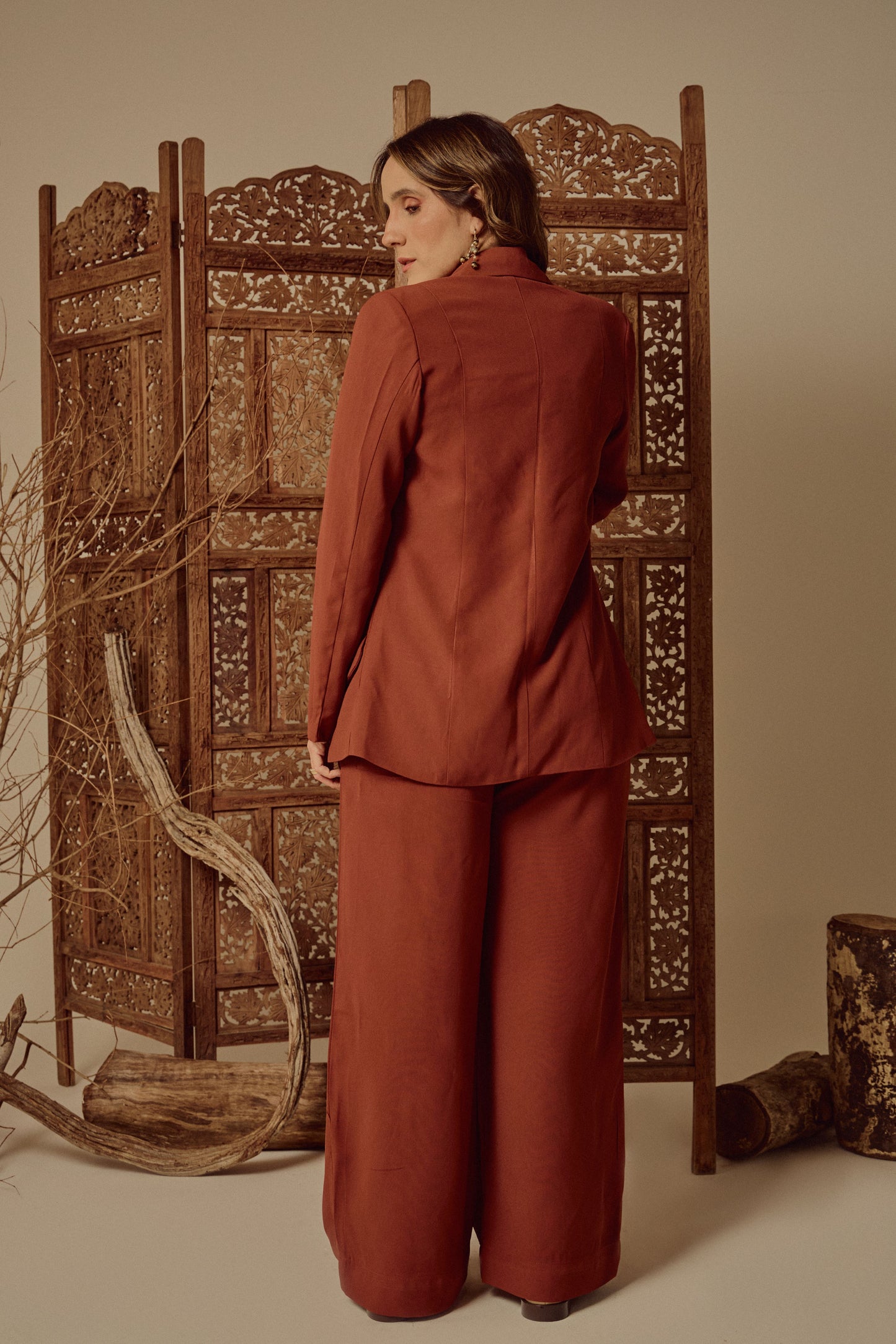 Blazer Helena Marrom Médio