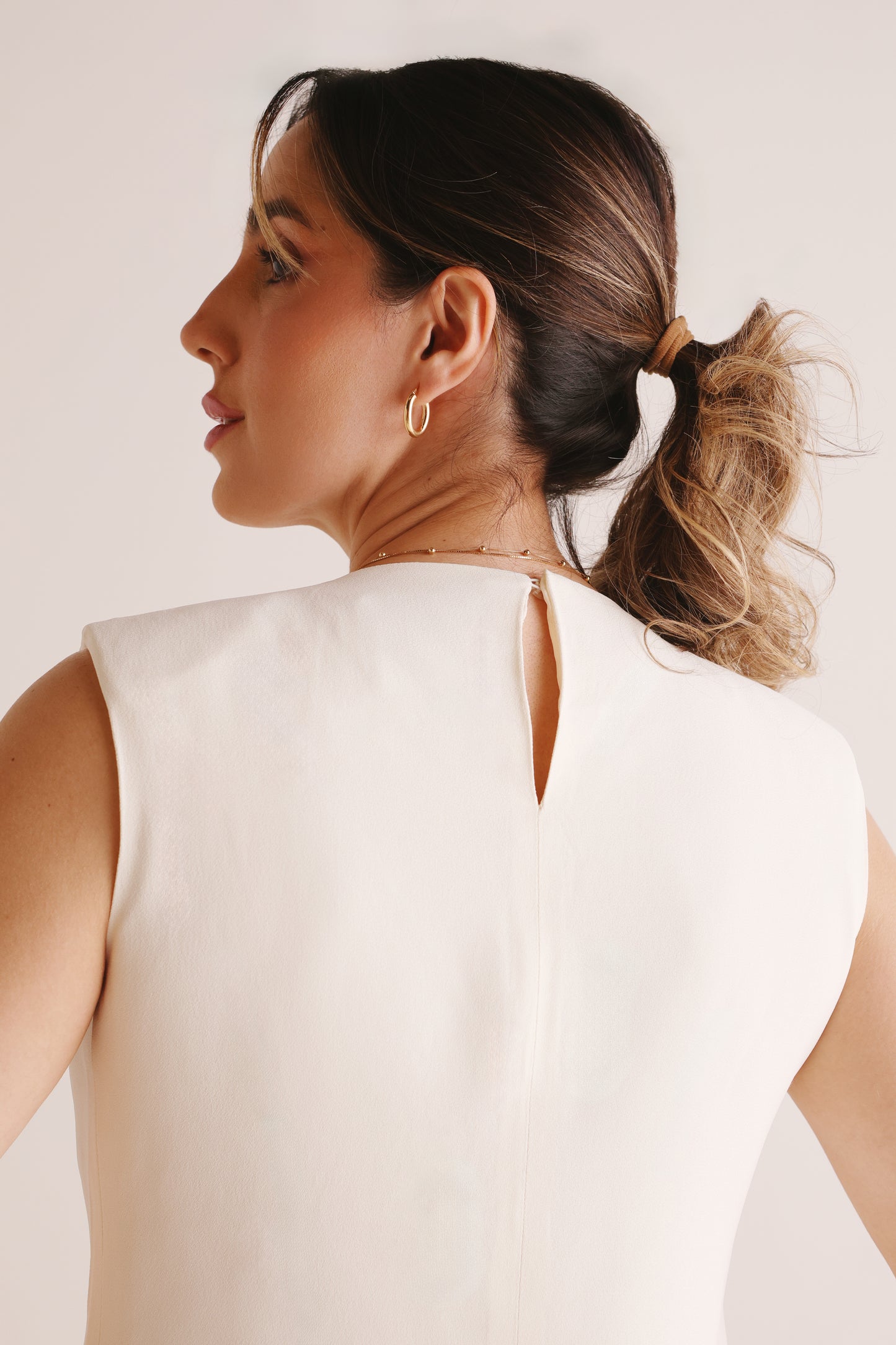 Blusa Ester Crepe Off White