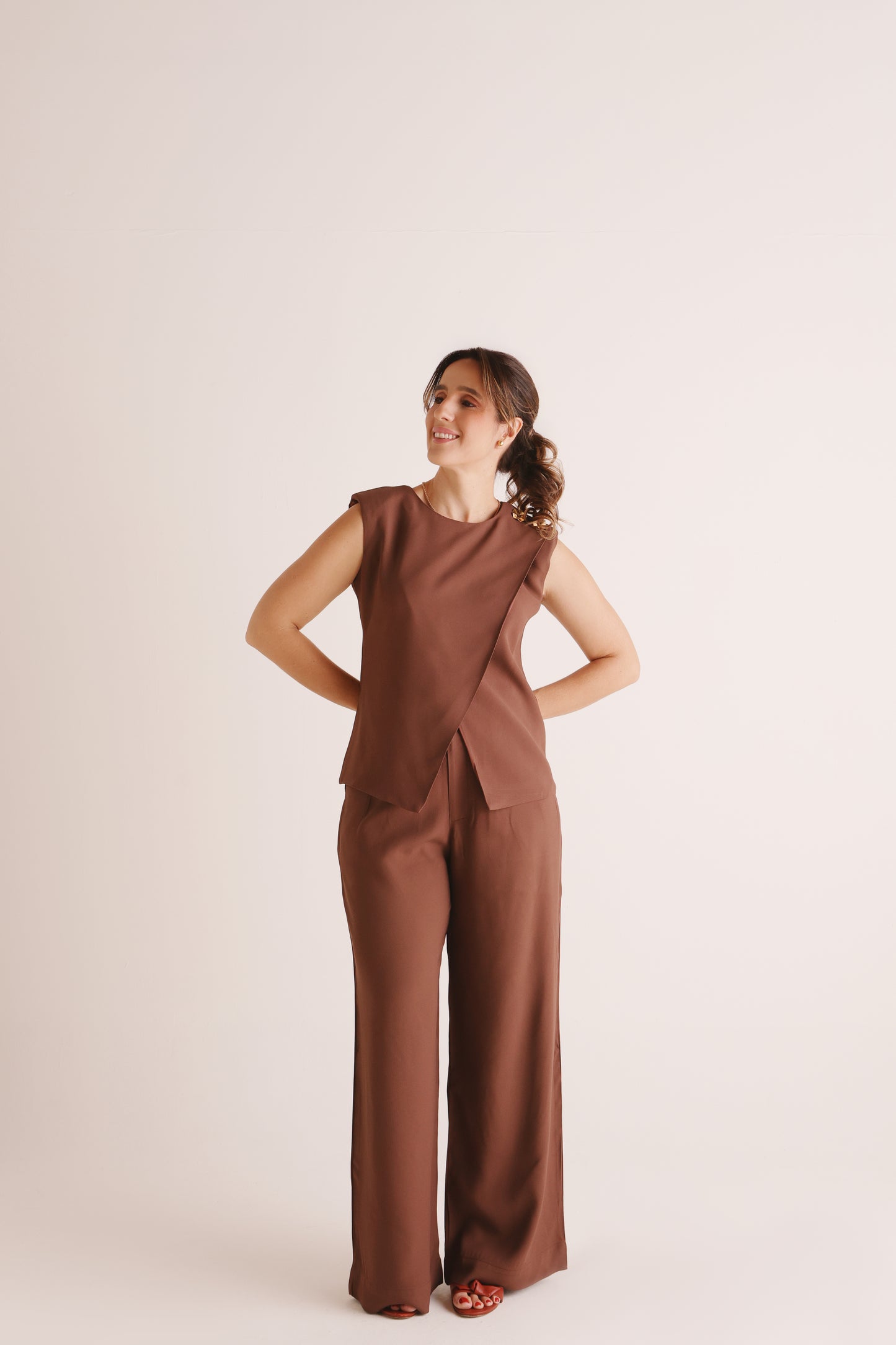 Pantalona Catarina Marrom