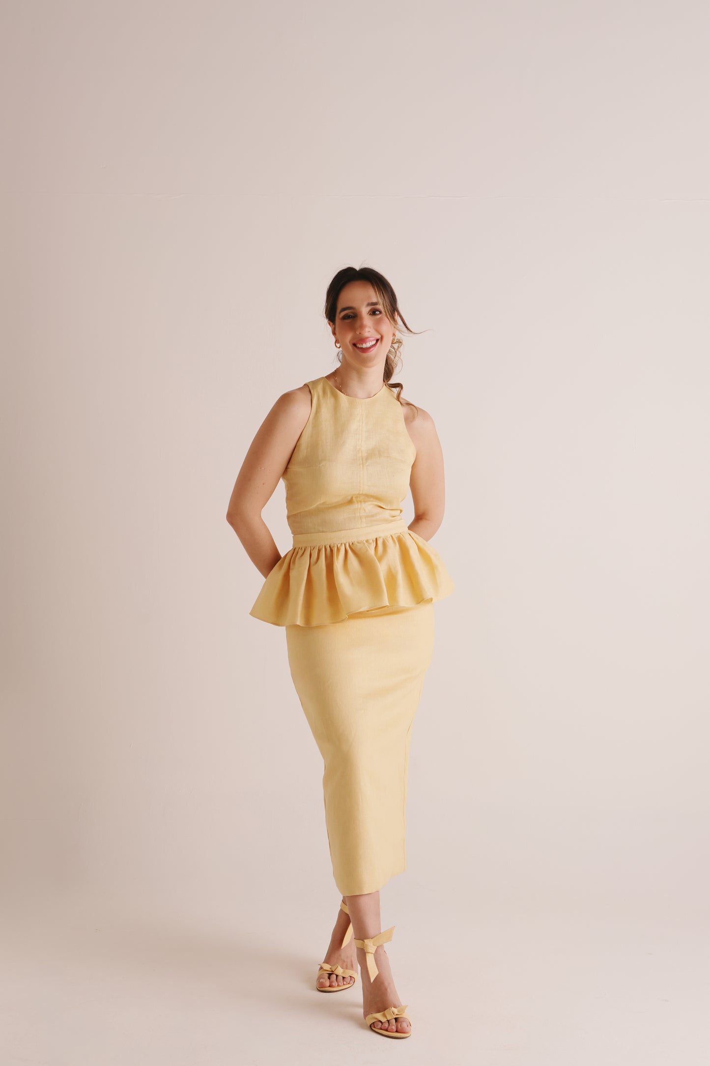 Saia Talitha Linho Butter Yellow