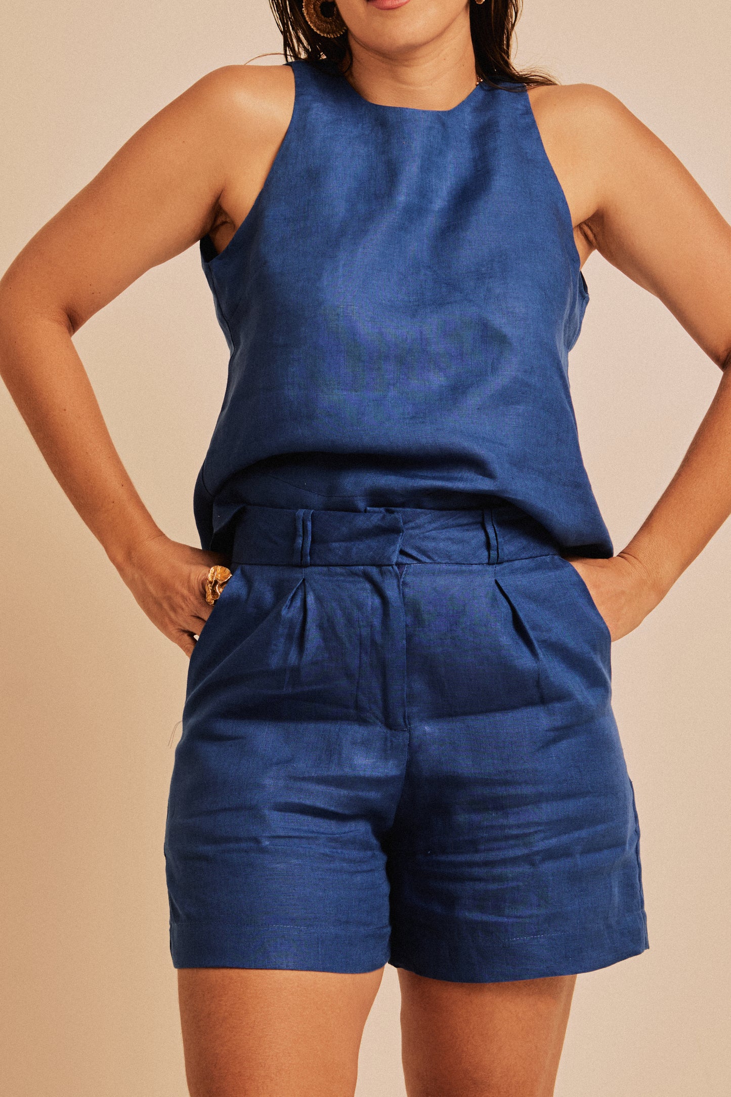 Short Catarina Azul Royal