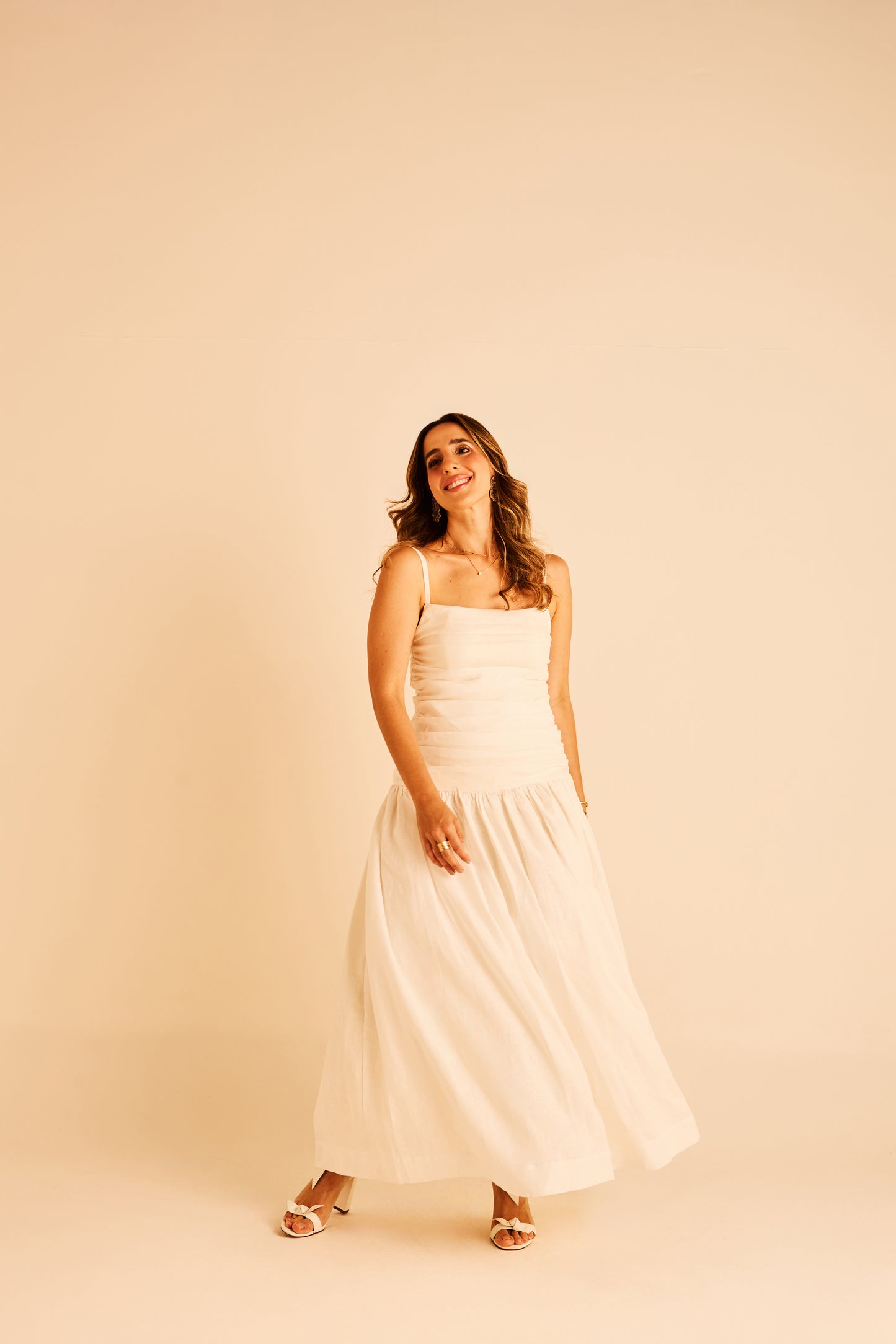 Vestido Debora - Linho Off White