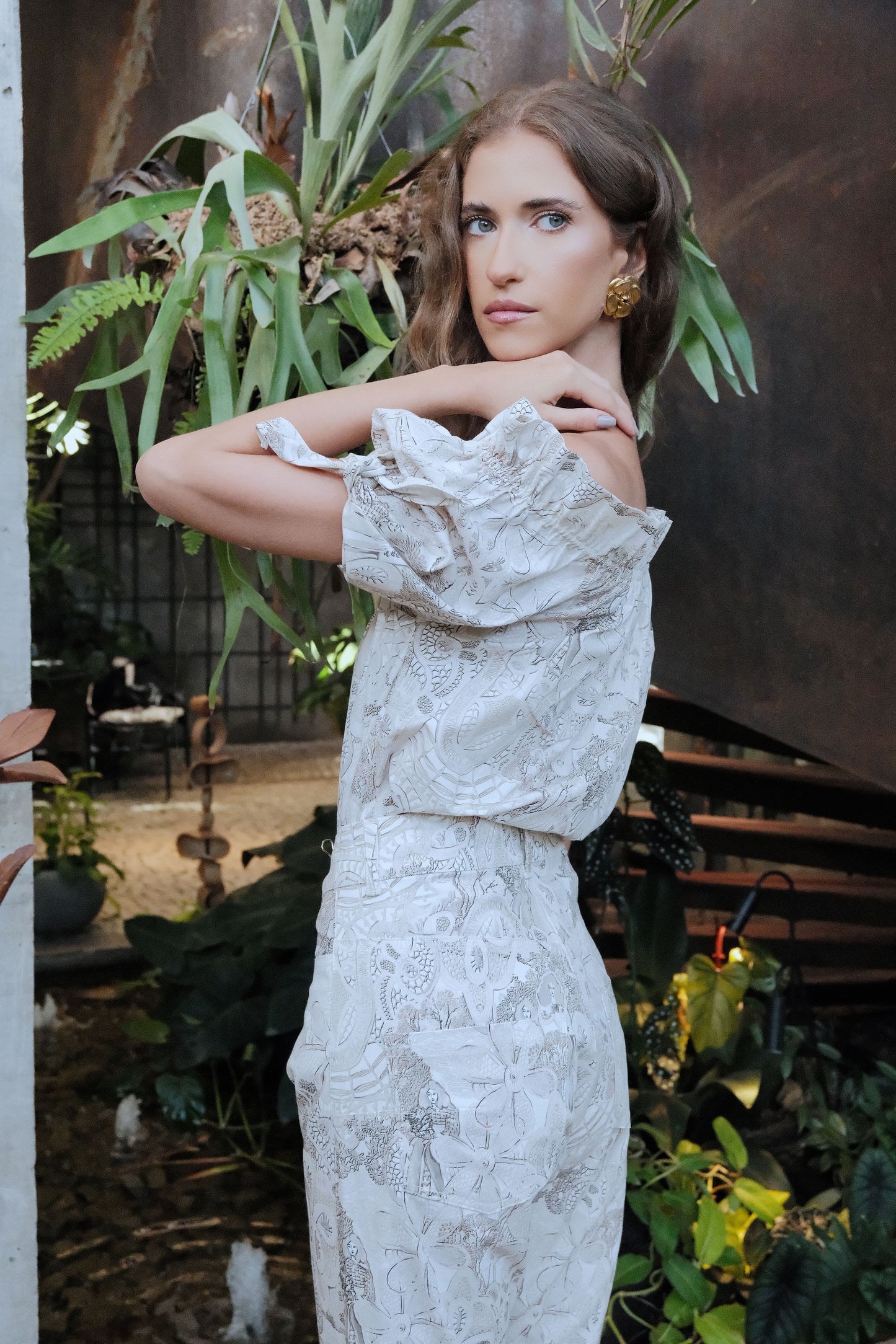 Blusa Alicia Estampa Sofia Pérola