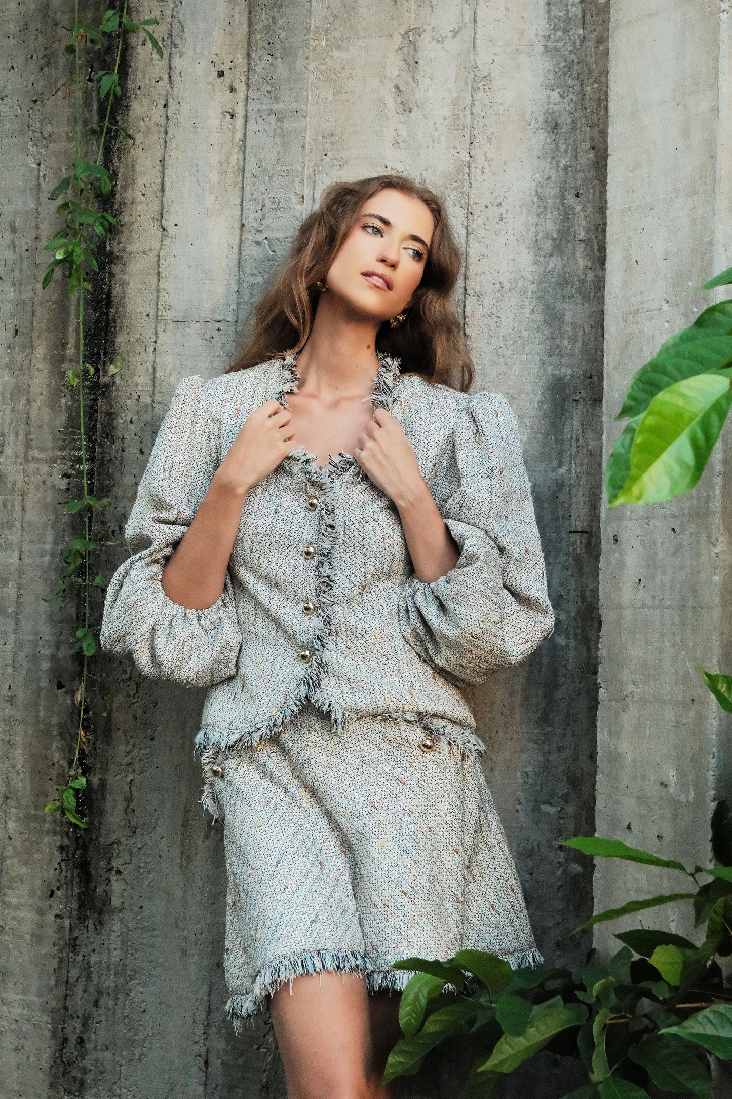 Blusa New Camila Tweed