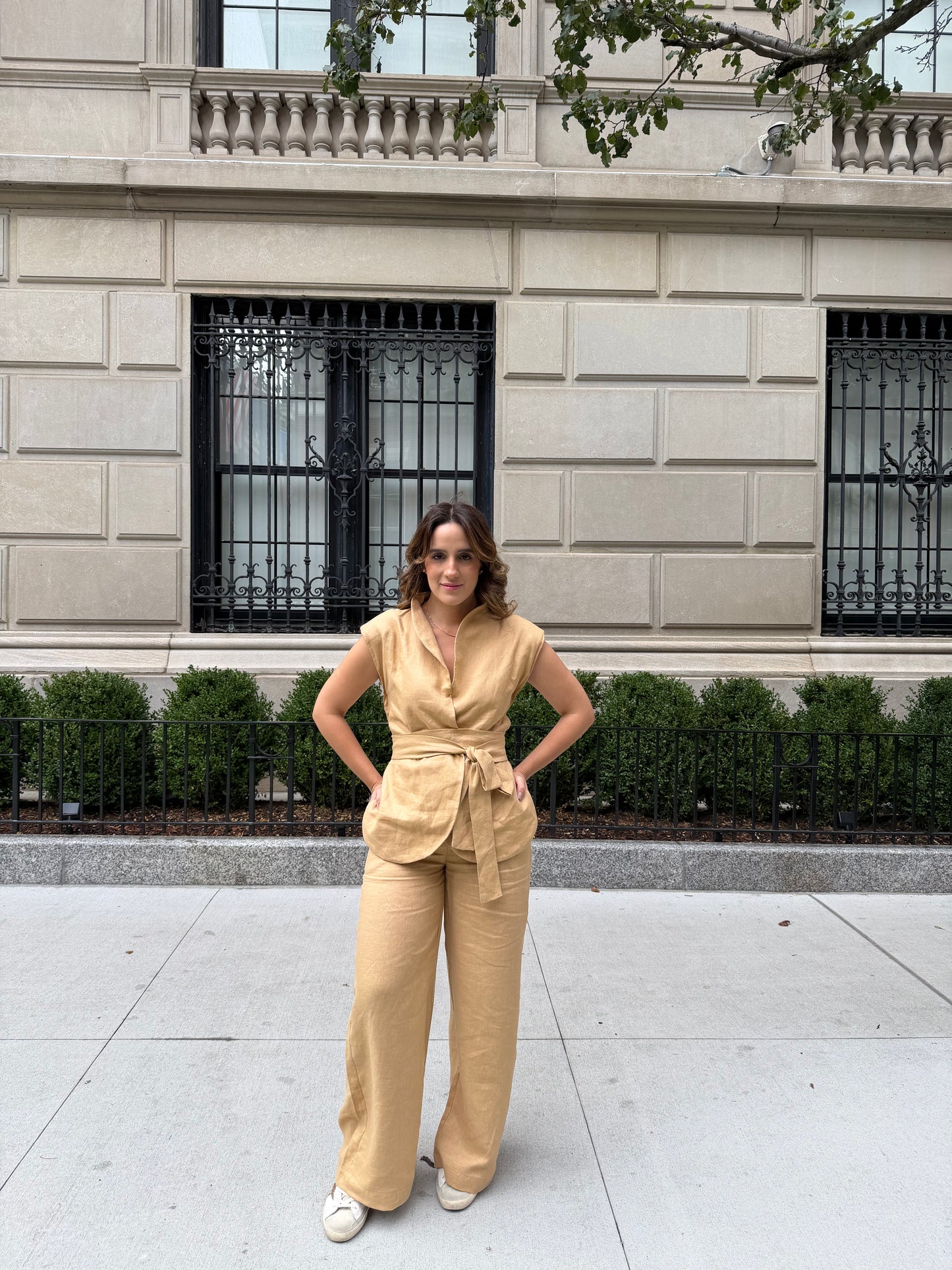 Colete Kate Camel Glow