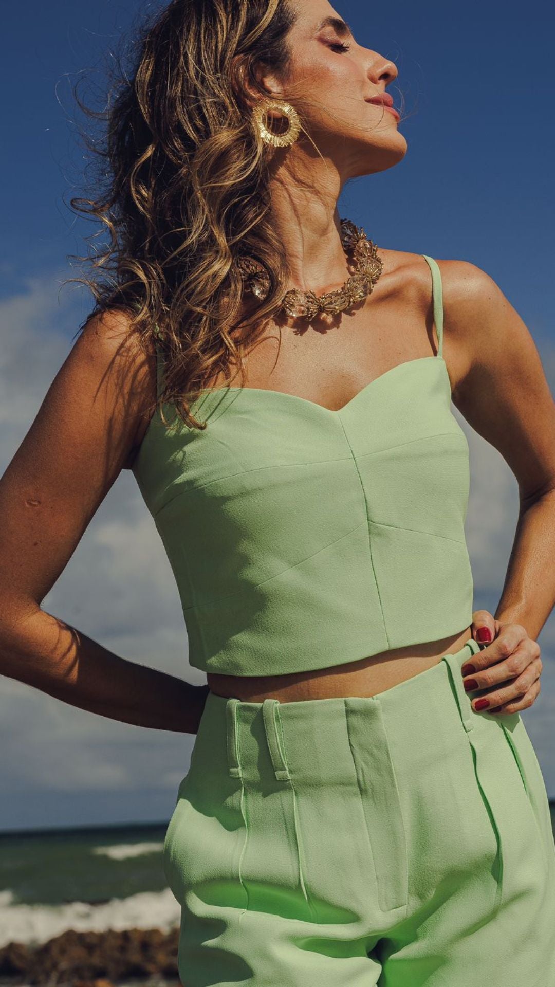 Cropped Luiza Verde Menta