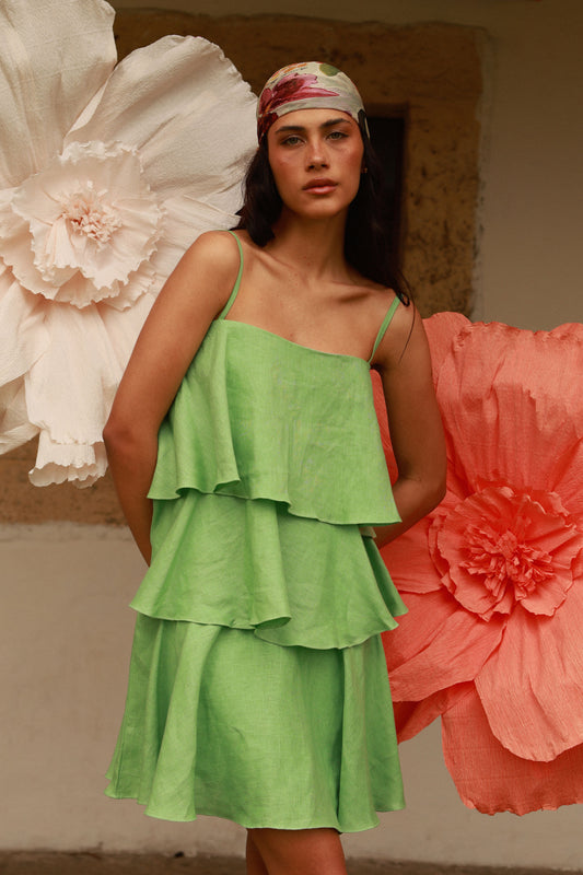 Vestido Paraty Verde Jade