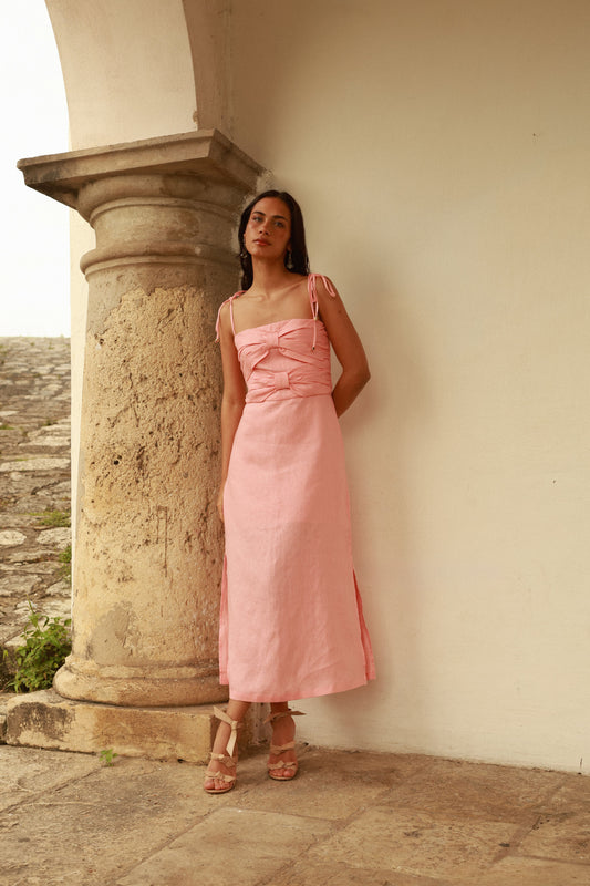 Vestido Jasmine Rosa Chiclete