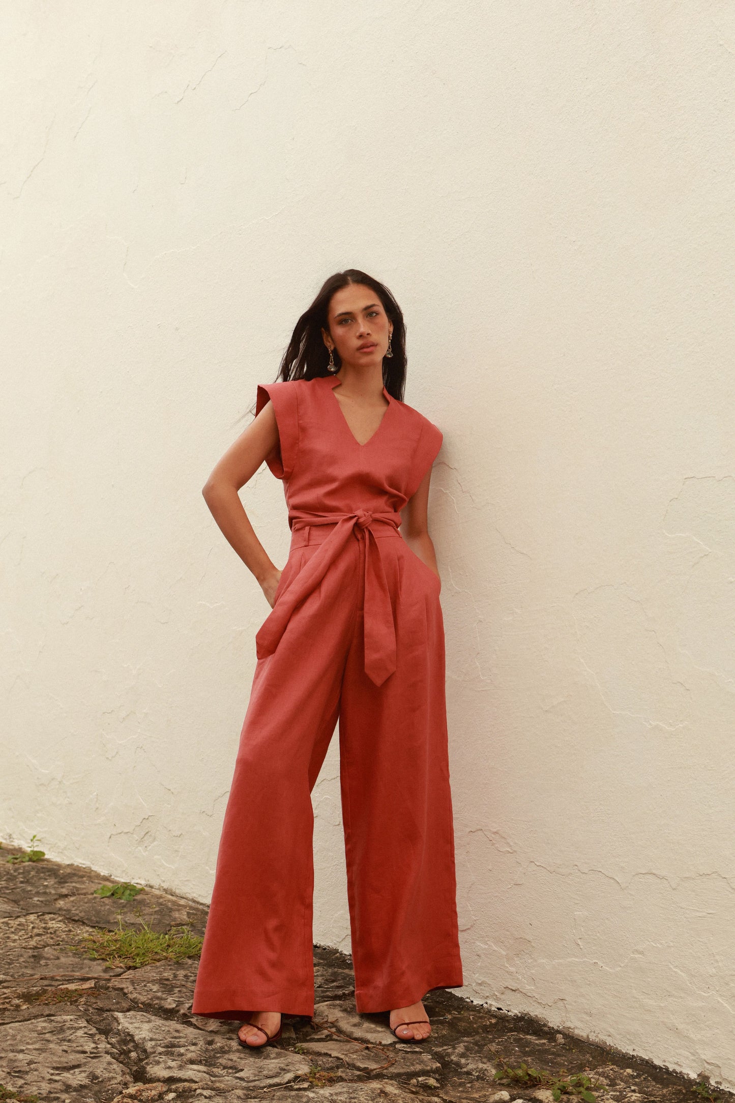 Calça Thaisa Terracota