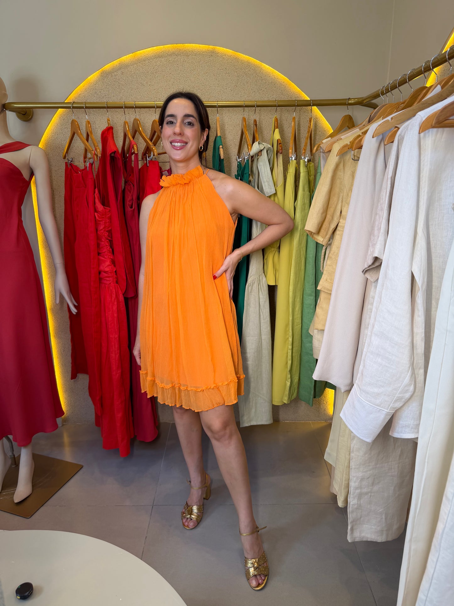 Vestido Maya Laranja