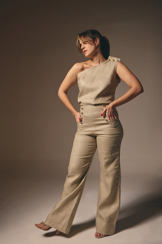 Pantalona Paola Areia