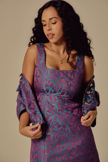 Vestido Renata Jacquard