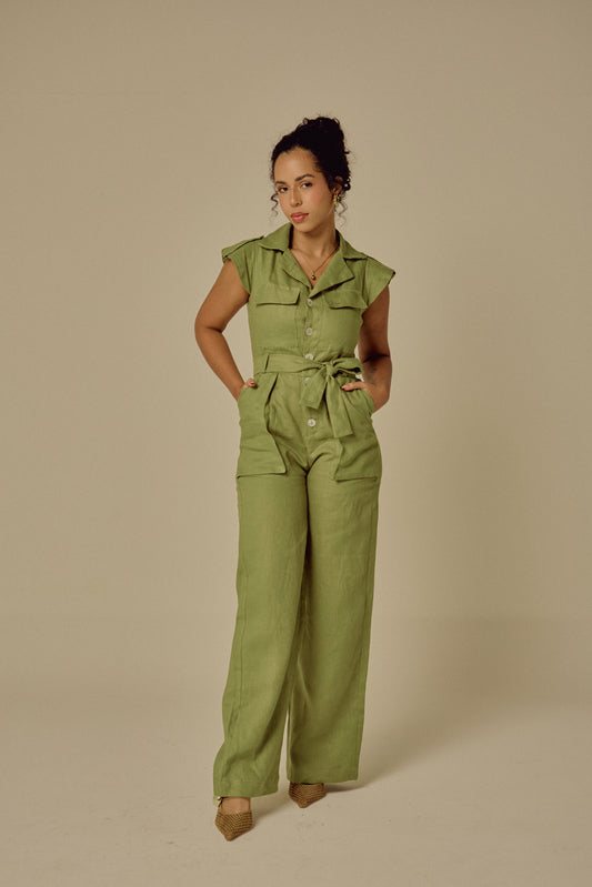 Macacão Nelly Verde Militar
