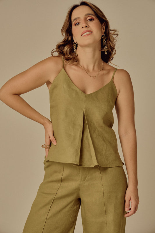 Blusa Cassia Verde Militar
