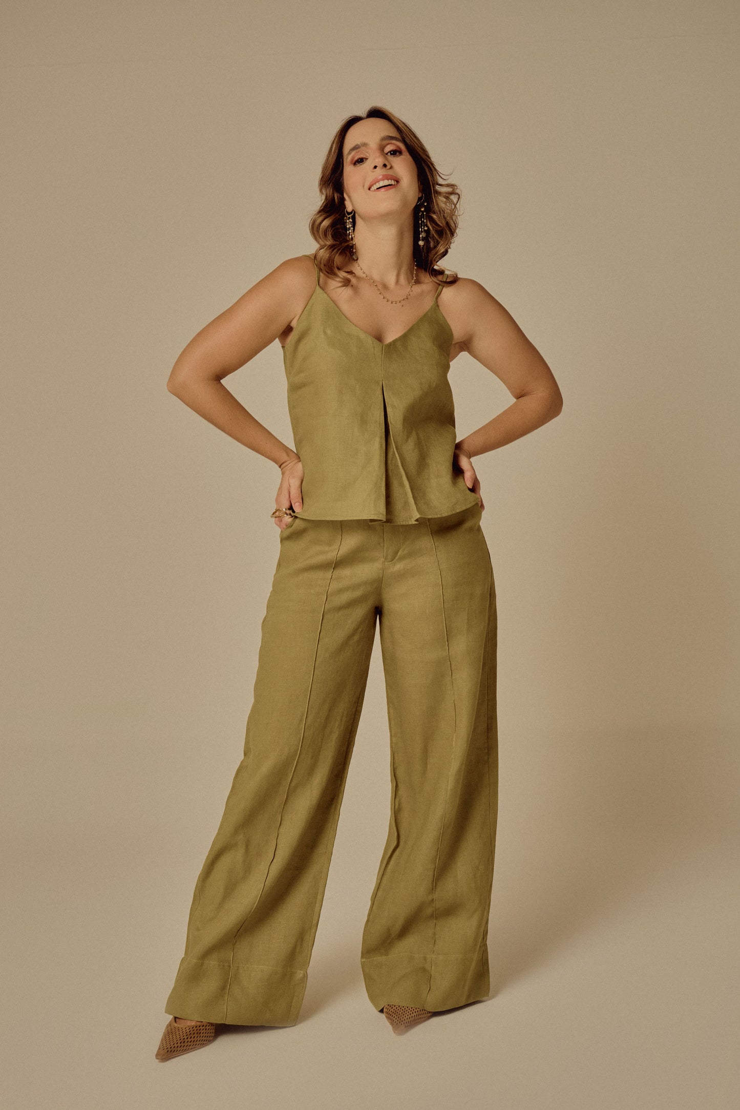 Calça New Julia Verde Militar