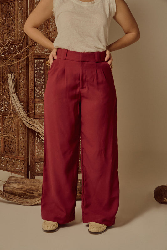 Pantalona Catarina Burgundie