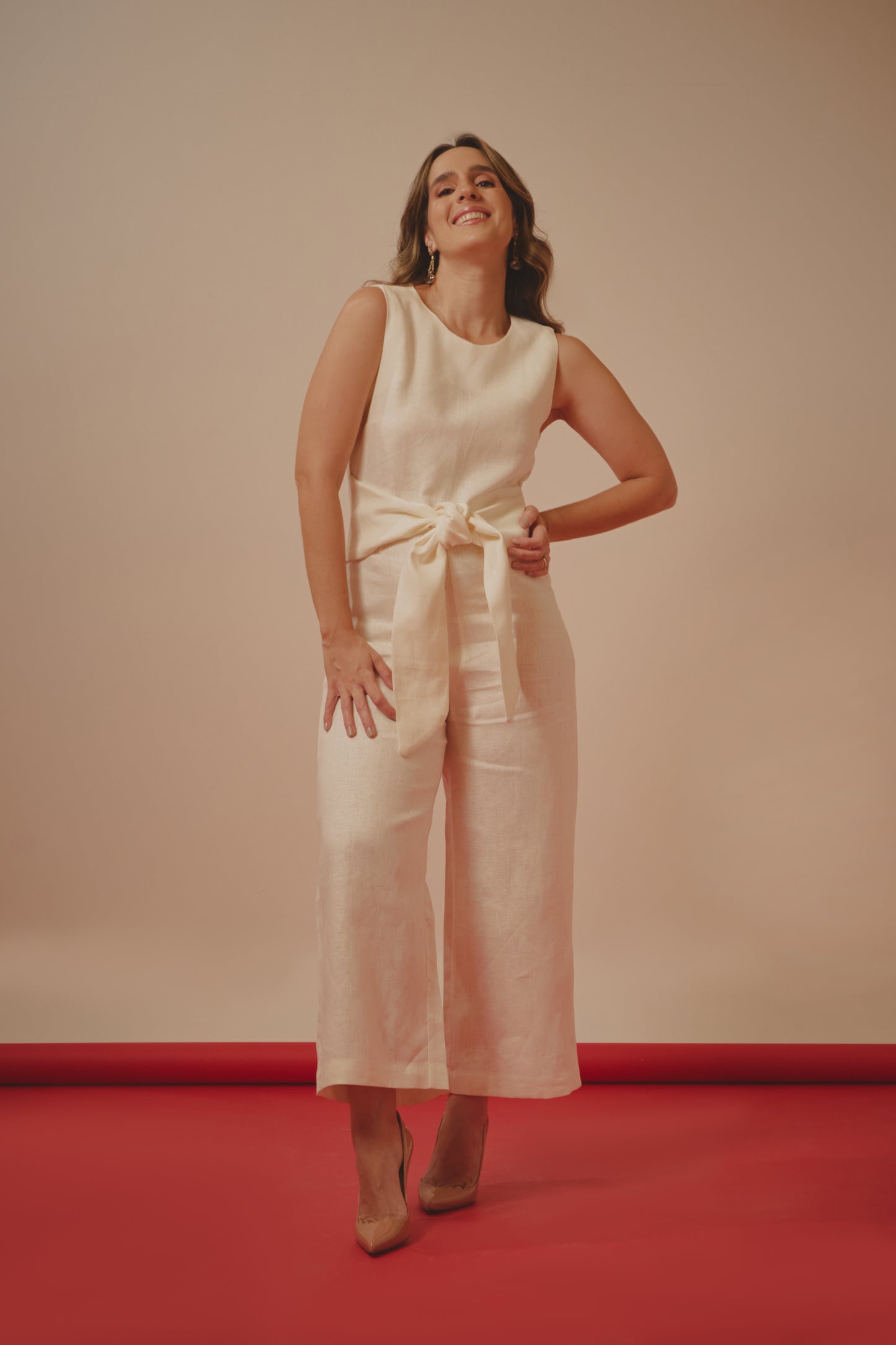 Macacão Teresa Off White