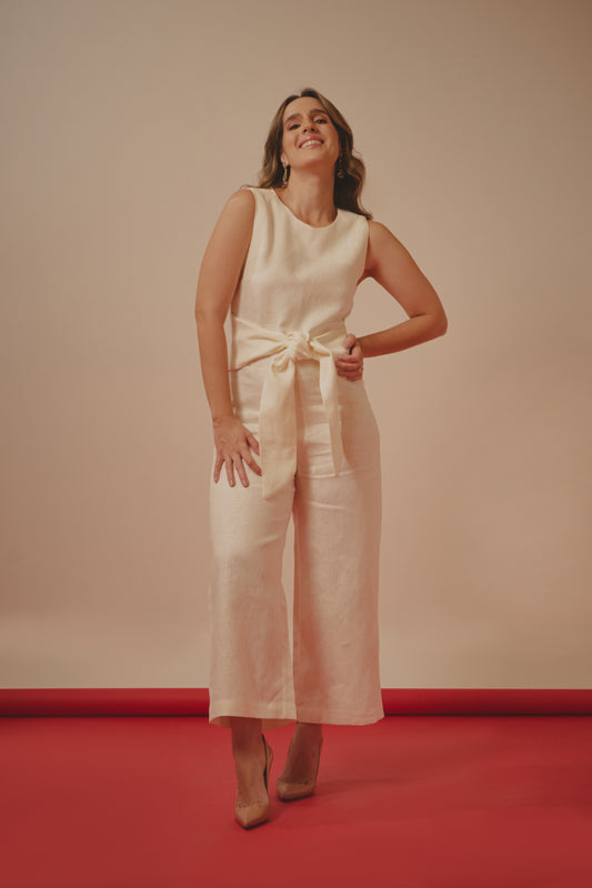 Macacão Teresa Off White
