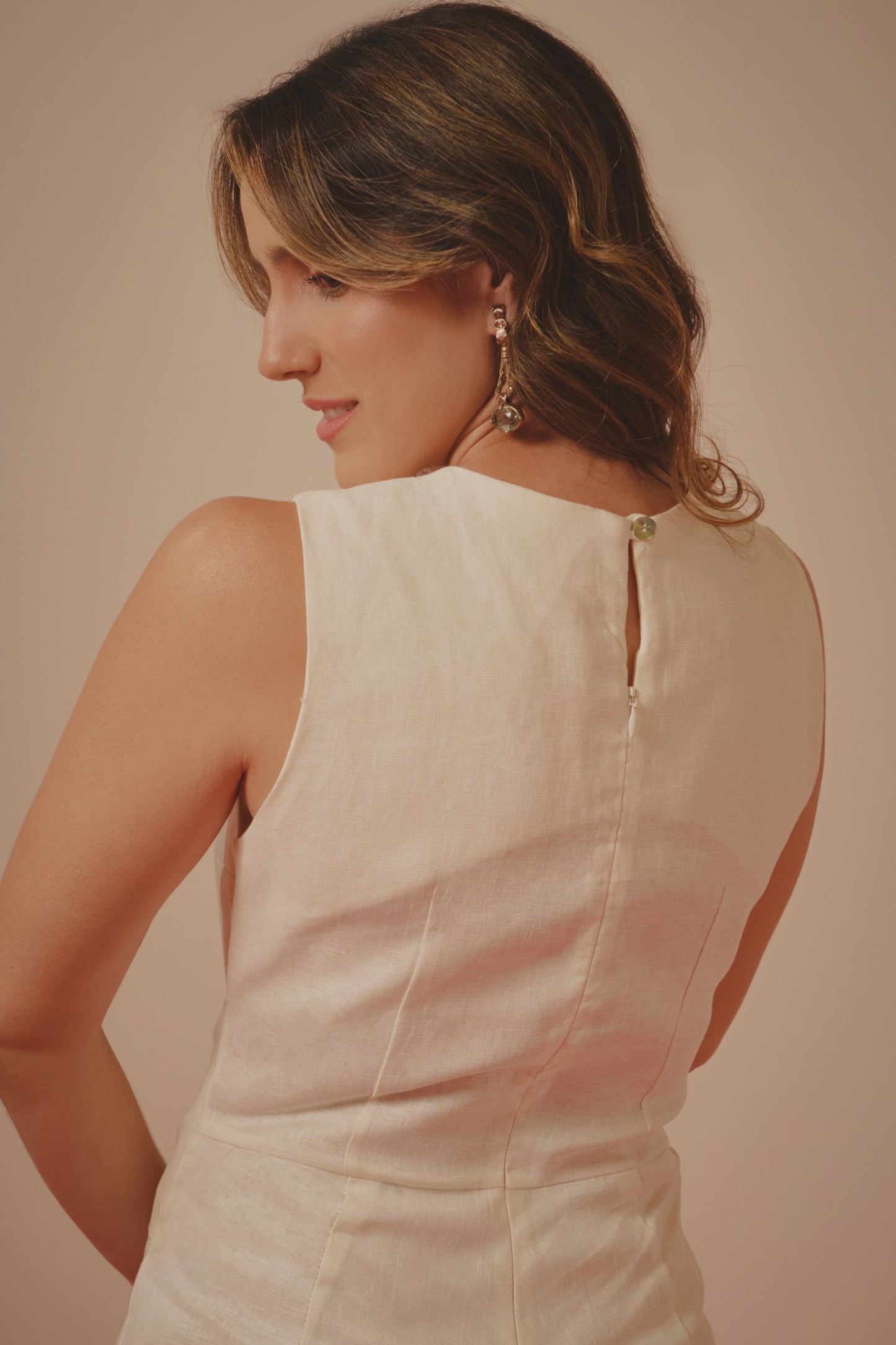 Macacão Teresa Off White