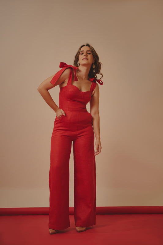 Macacão Winnie Vermelho