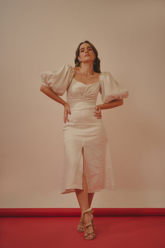 Vestido Clara Gelo