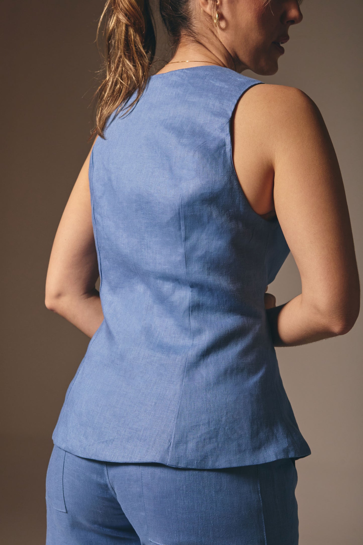 Colete Jade Azul Jeans