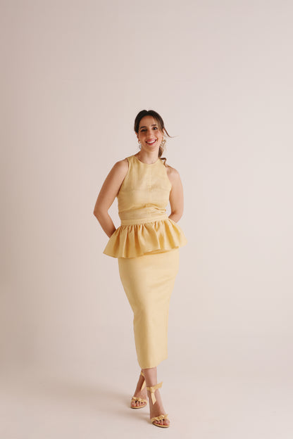 Saia Talitha Linho Butter Yellow