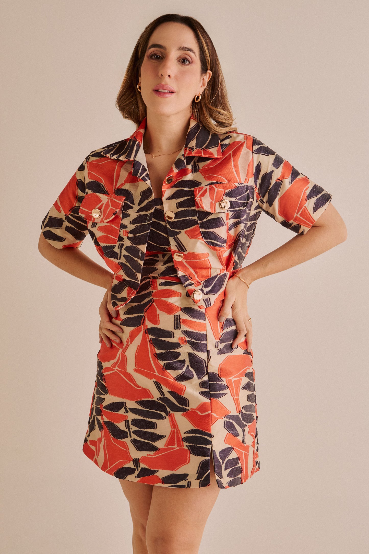 Casaquete Luma Jacquard Estampado