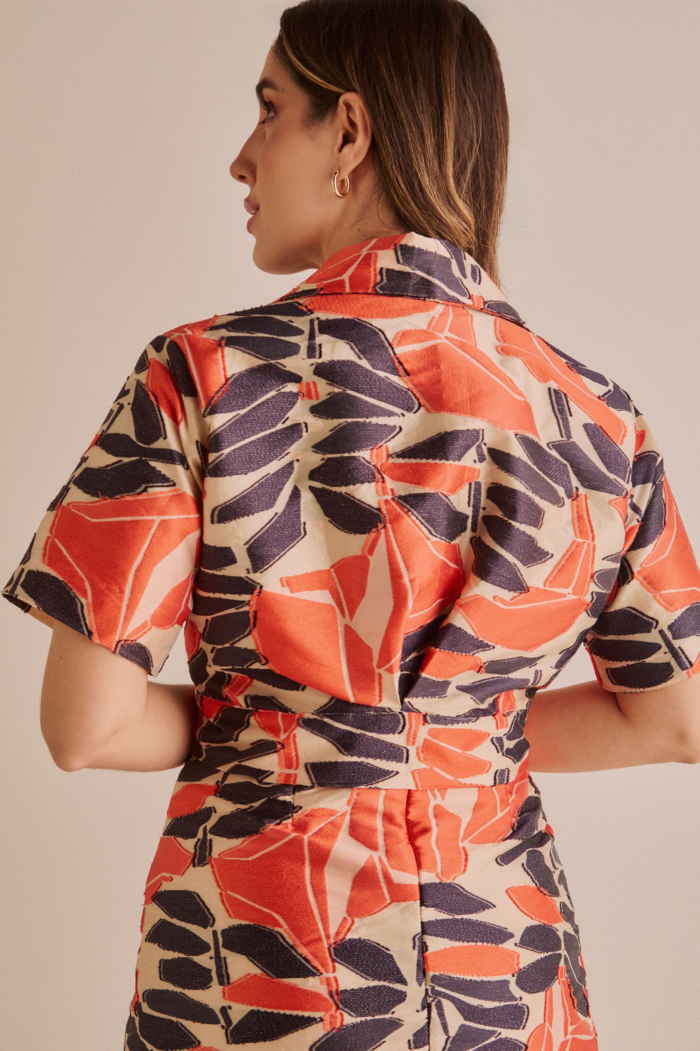 Casaquete Luma Jacquard Estampado