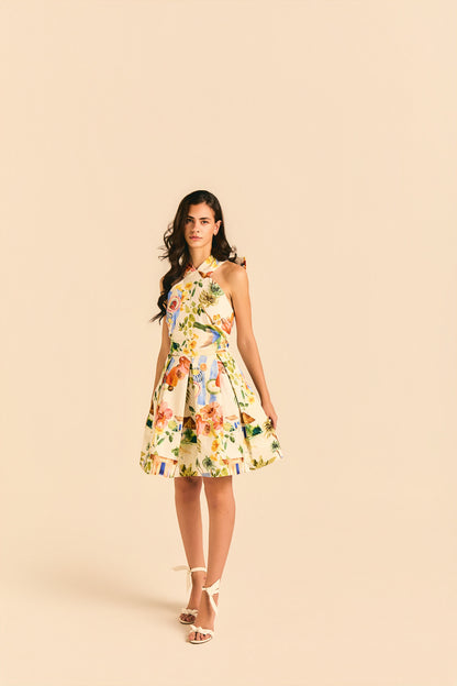 Vestido Angelina Sarja Estampada