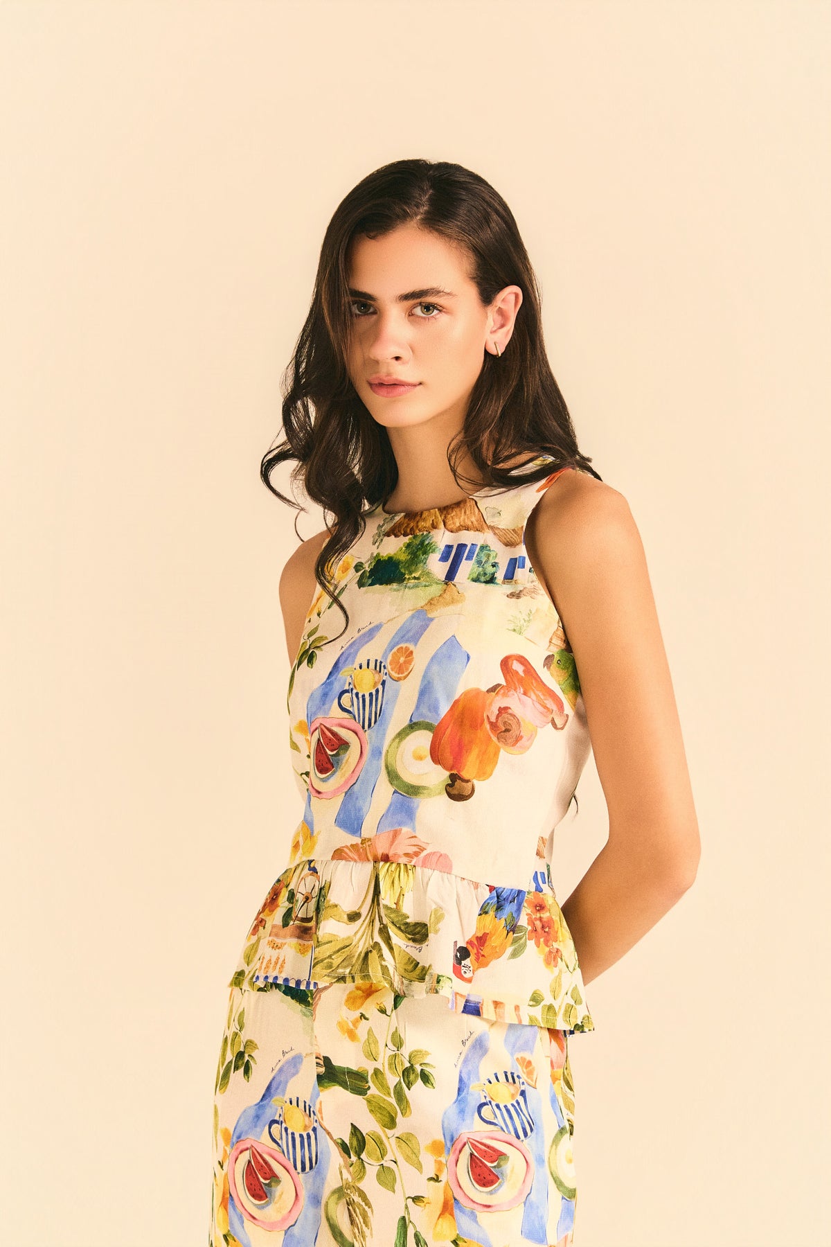 Blusa Lia Viscose Estampada Dolce Vita