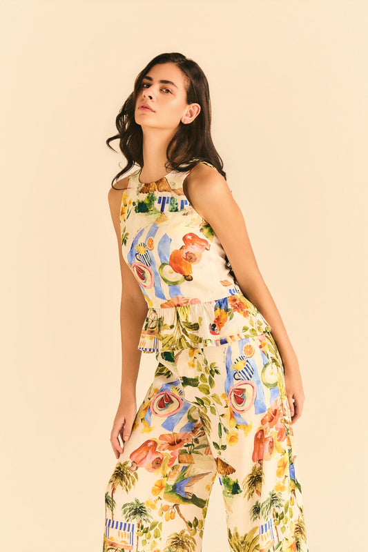 Blusa Lia Viscose Estampada