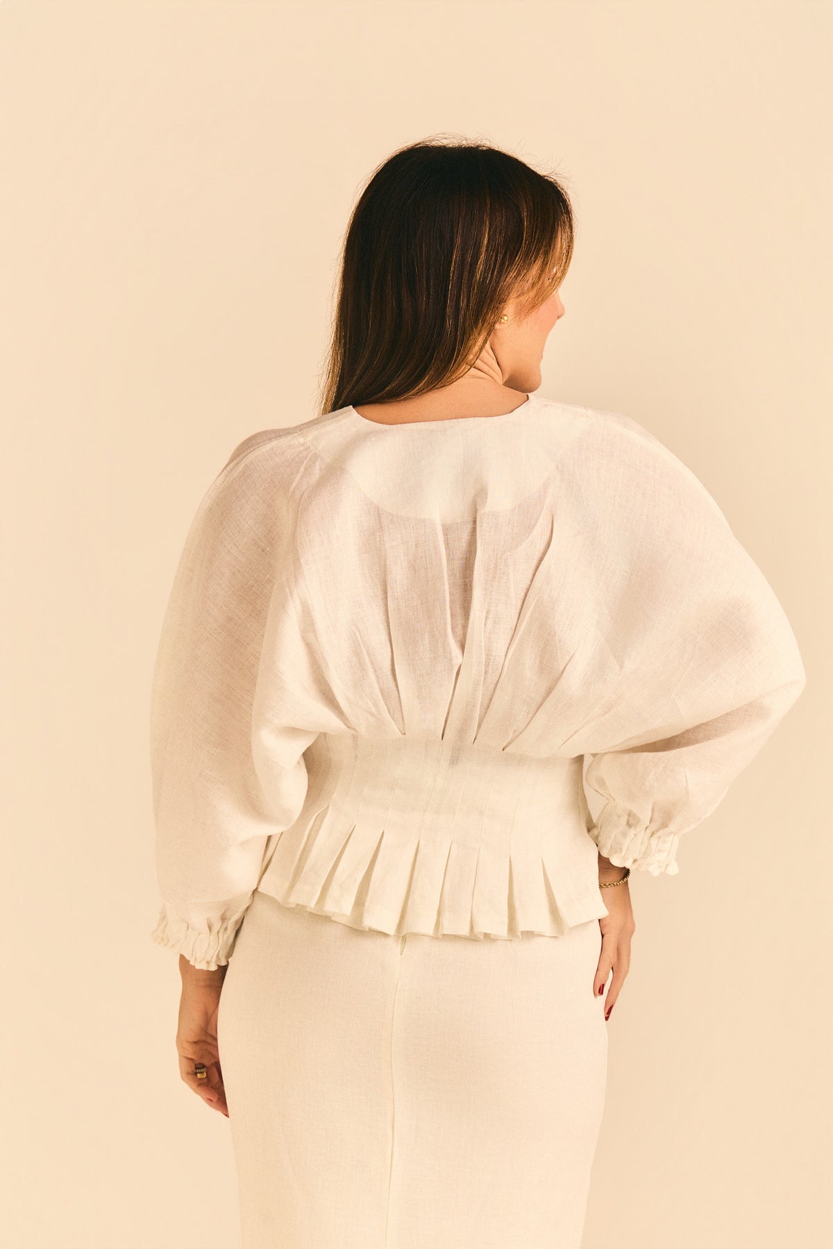 Blusa Talitha Linho Off White