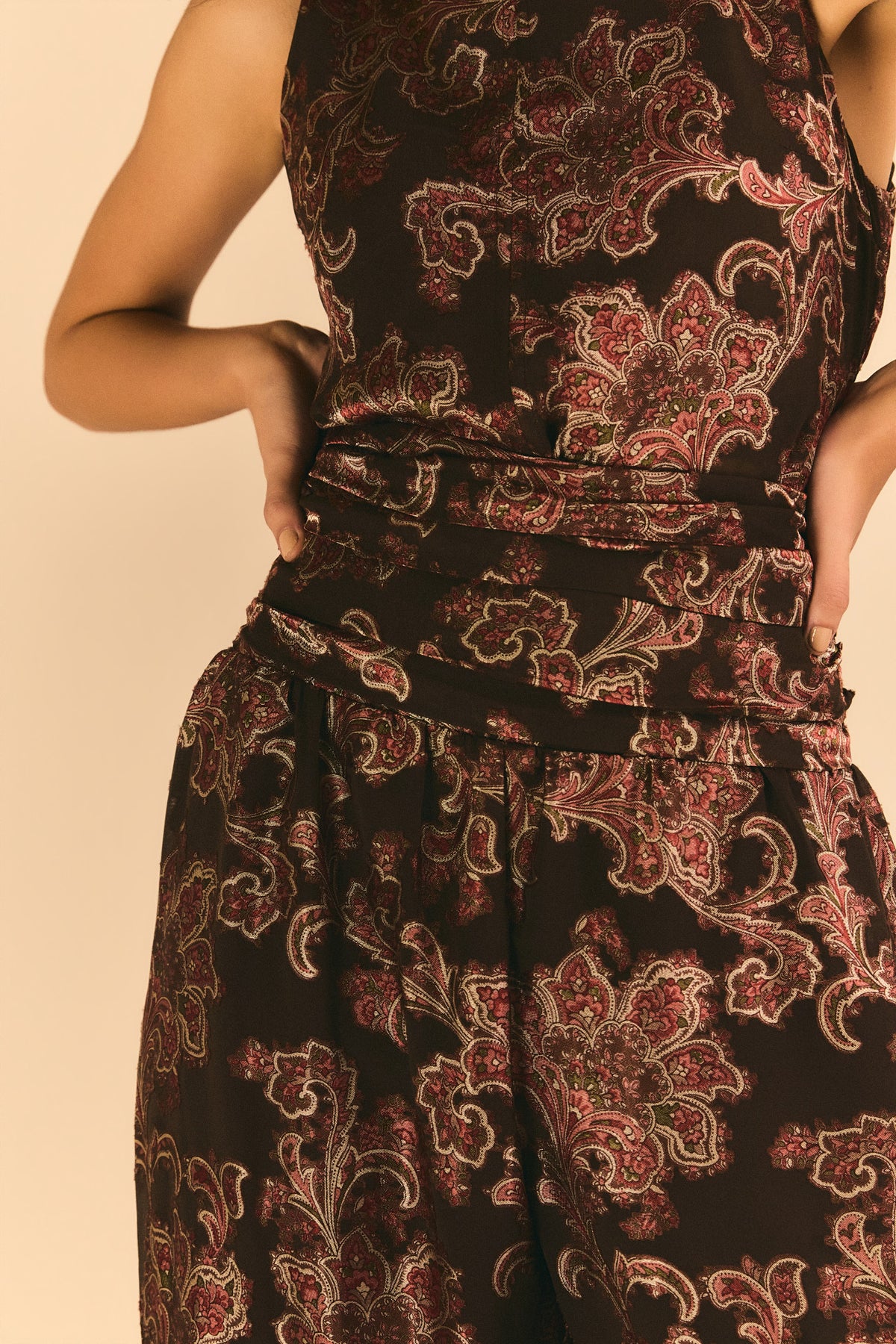 Blusa Fabi Devorê Marrom