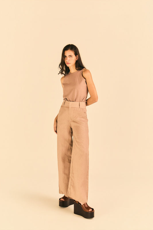 Calça Fabíola Linho Fendi
