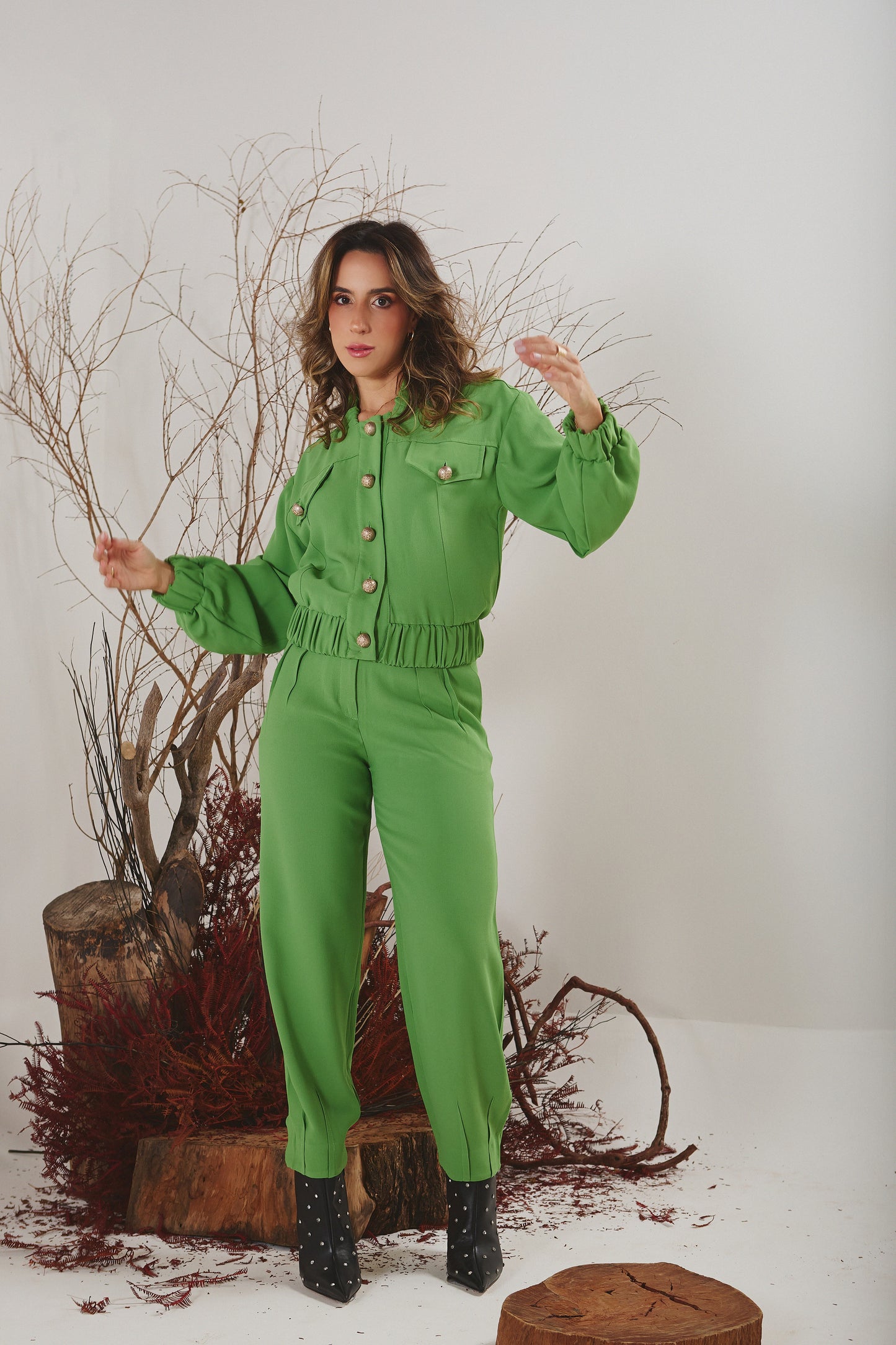 Calça New Eduarda Verde Oliva