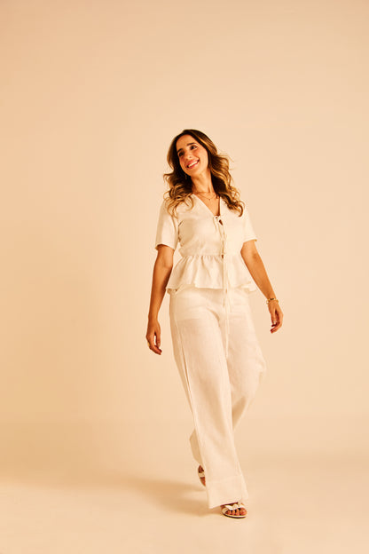 Calça New Julia Off White
