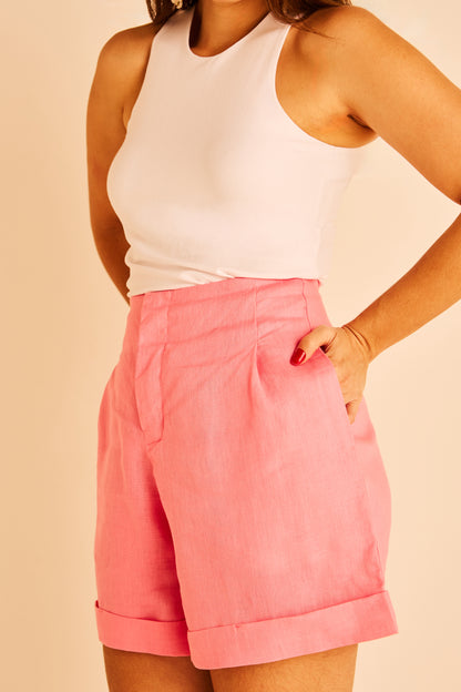 Short New Taina Rose Macaron