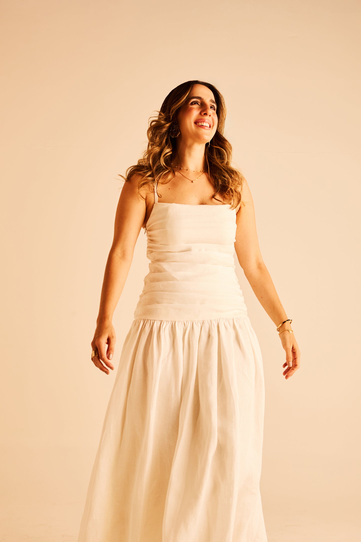 Vestido Debora - Linho Off White