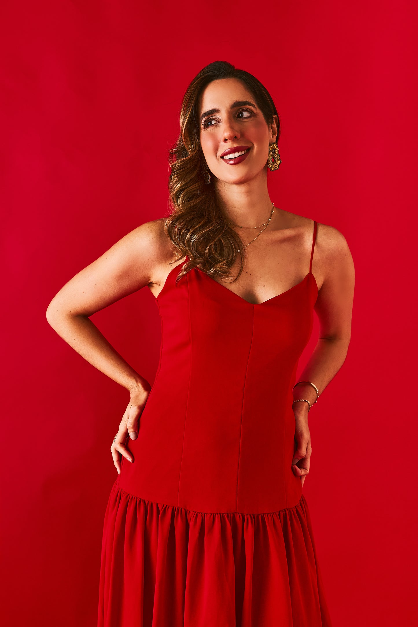 Vestido Karina Vermelho