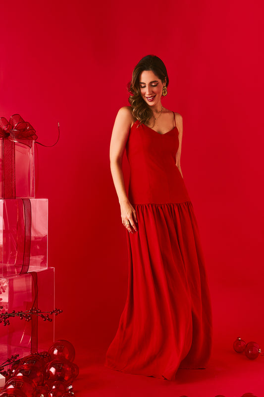 Vestido Karina Vermelho