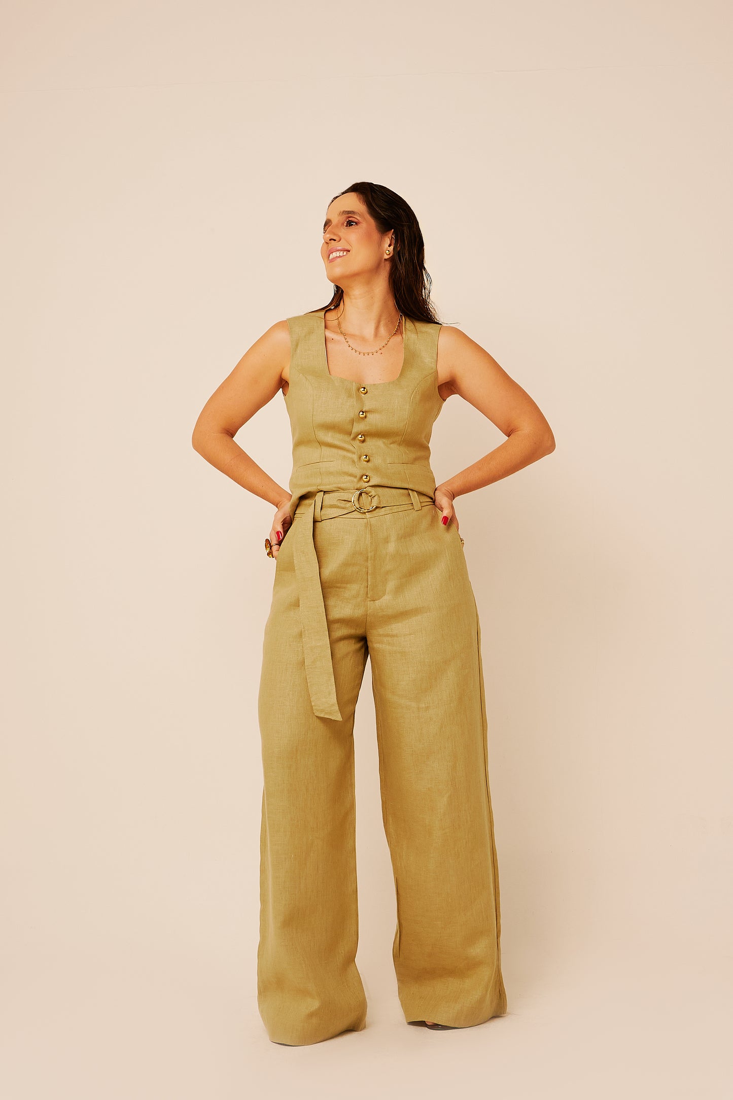 Colete Serena Urban Olive