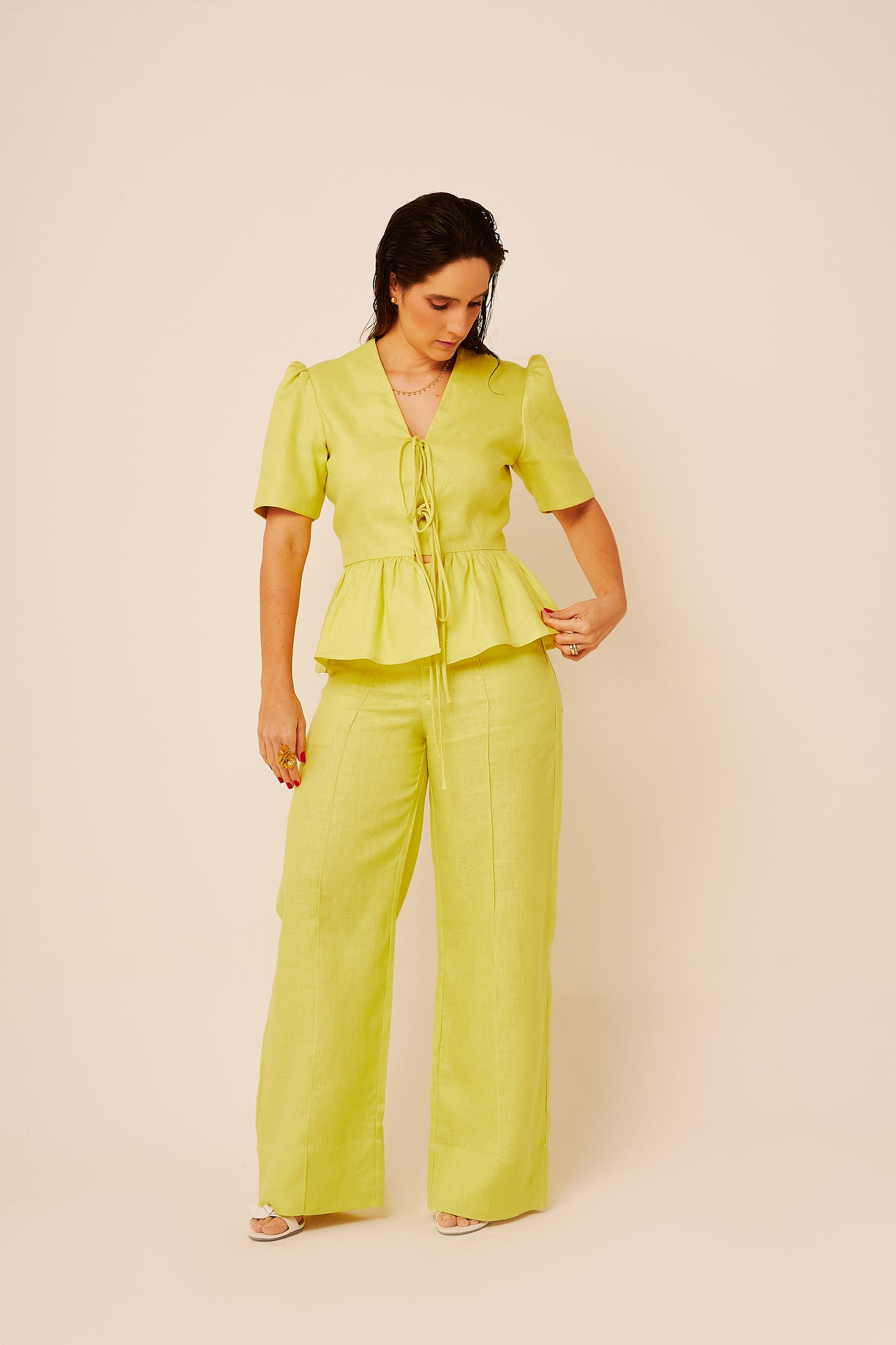 Blusa Eloisa Verde Lumina