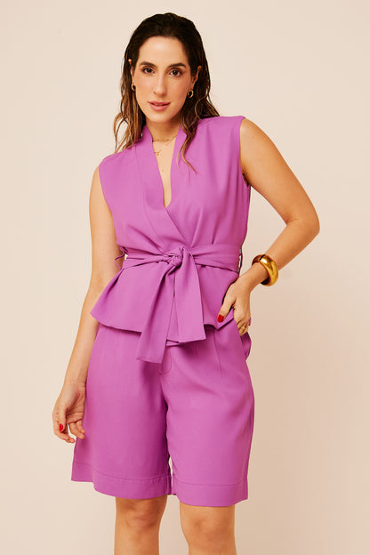 Colete Mari Roxo