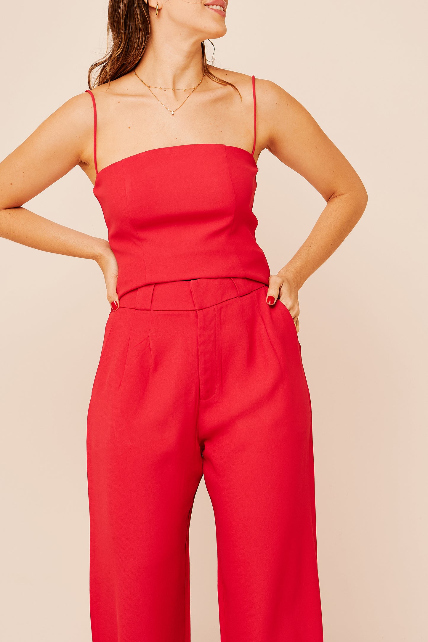 Calça Pantalona Catarina Pink