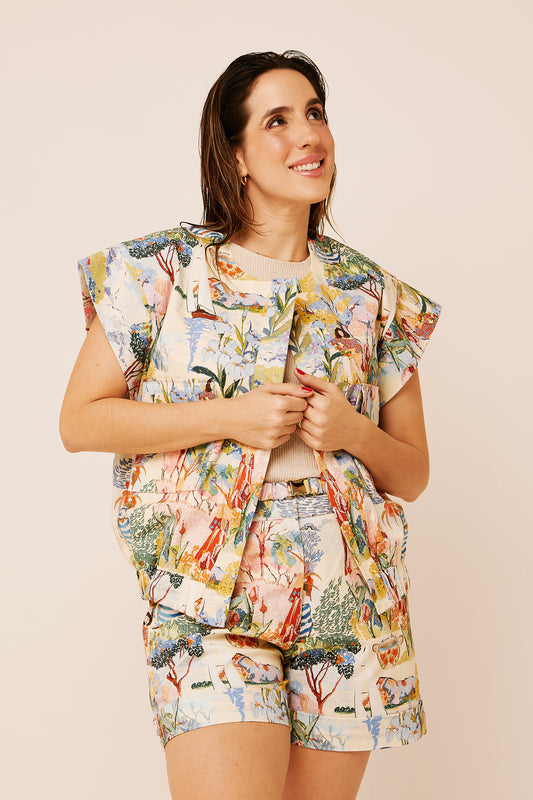Bomber Sarja Estampa Meninas