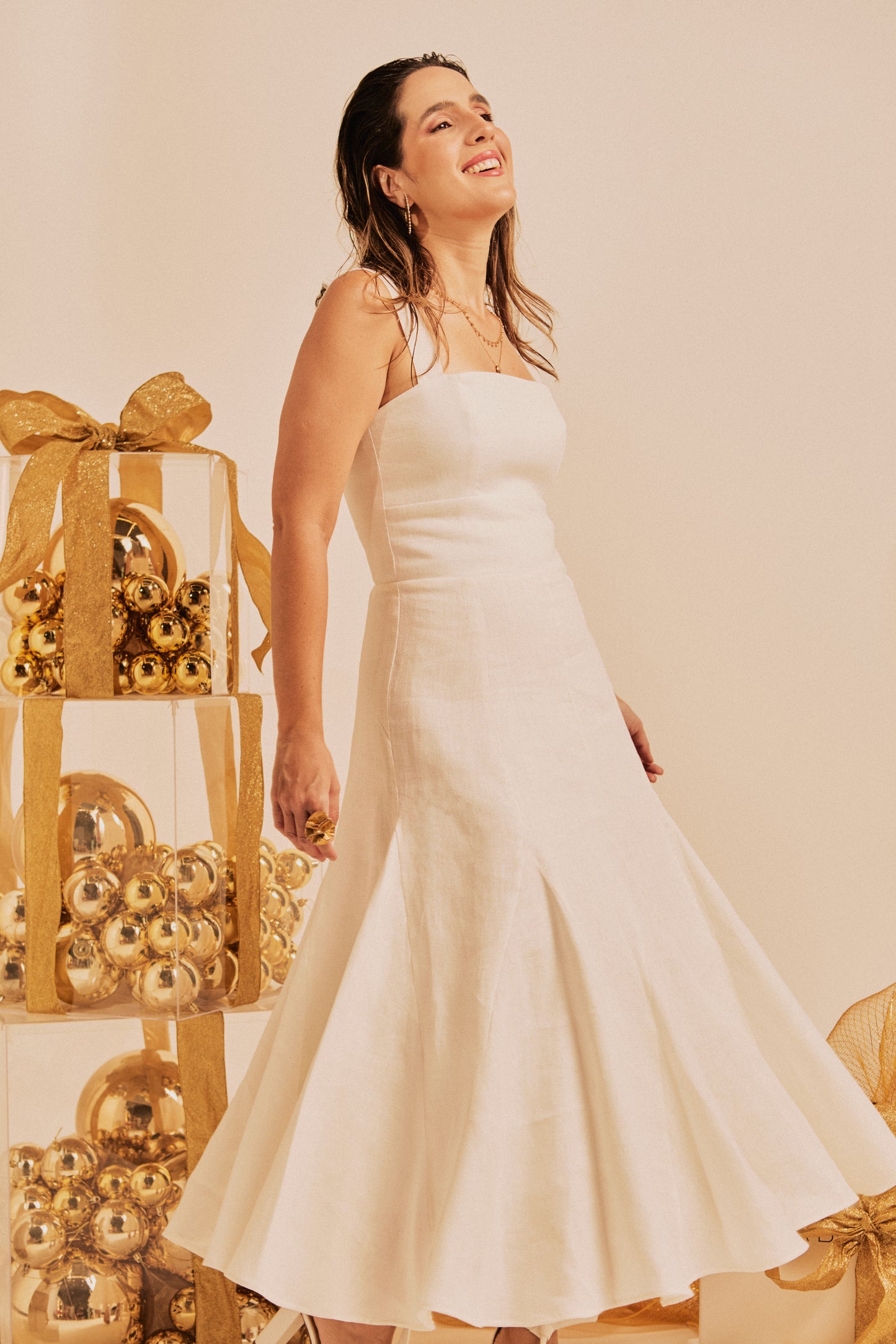 Vestido Elis Off White